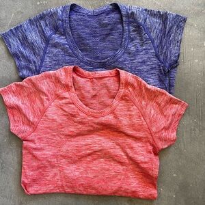 Lululemon Run Swiftly tees size 8